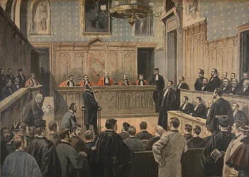 El juicio de Panamá, ilustración de 